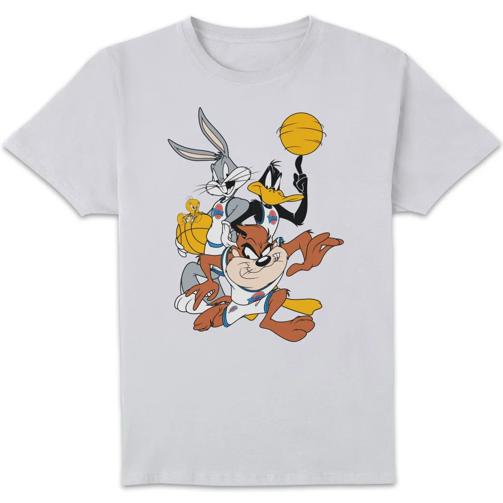 Space Jam Gruppe Shot Herren T-Shirt - Weiß - S Bild 1