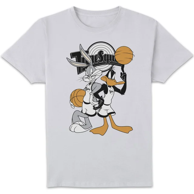 Space Jam Bugs Und Daffy Time Squad Herren T-Shirt - Weiß