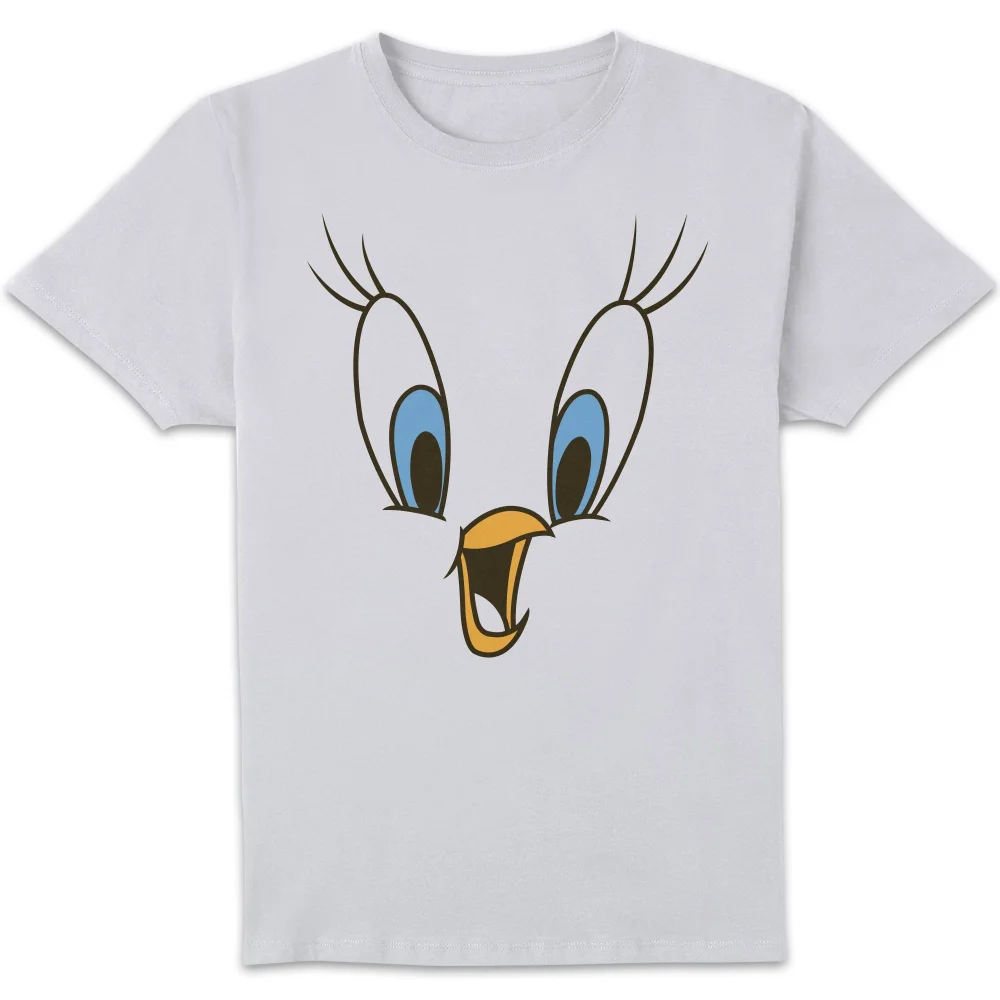 Looney Tunes Tweety Gesicht Herren T-Shirt - Weiß - S Bild 1