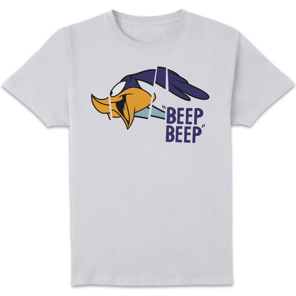 Looney Tunes Road Runner Beep Beep Herren T-Shirt - Weiß - S Bild 1