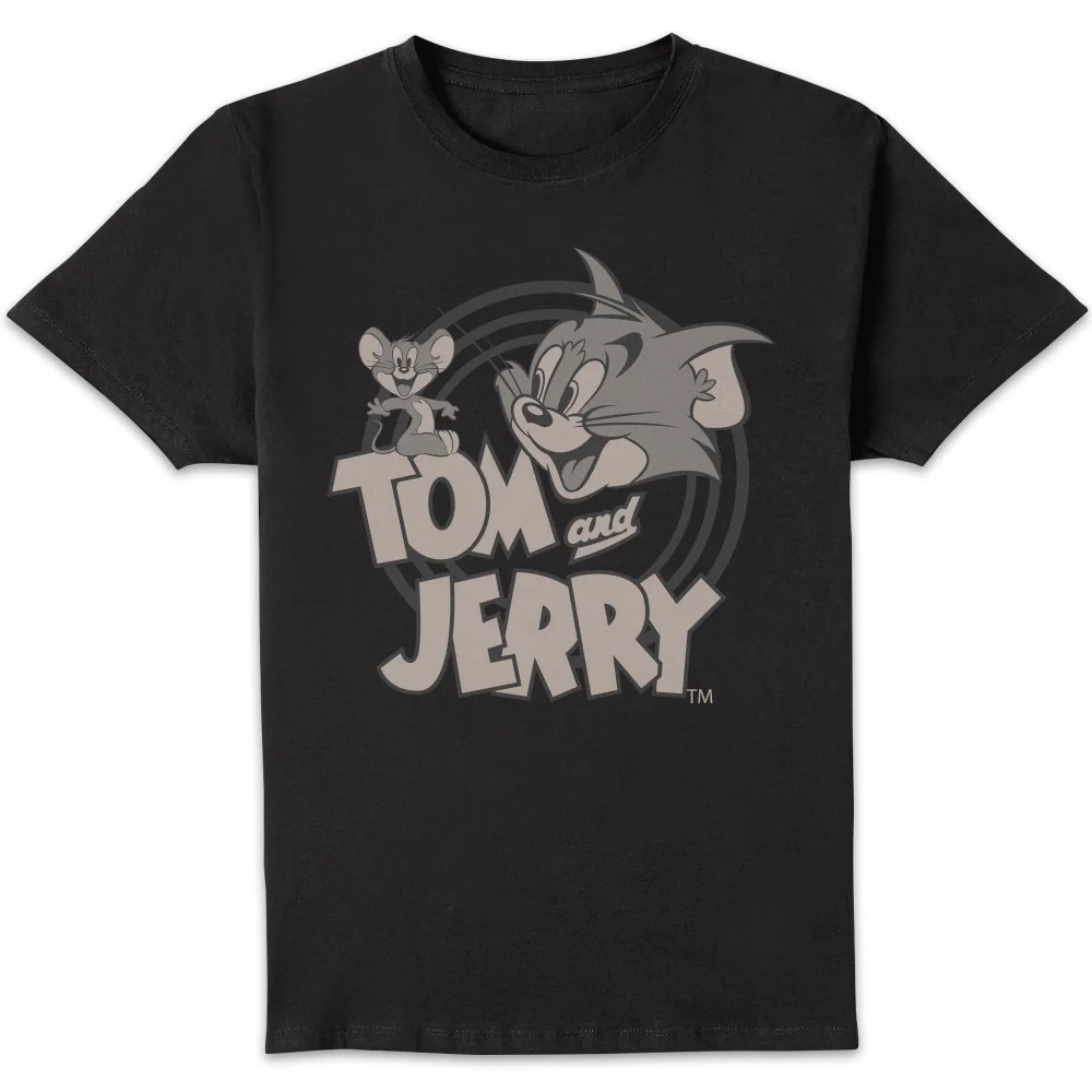 Tom & Jerry Circle Herren T-Shirt - Schwarz - S Bild 1