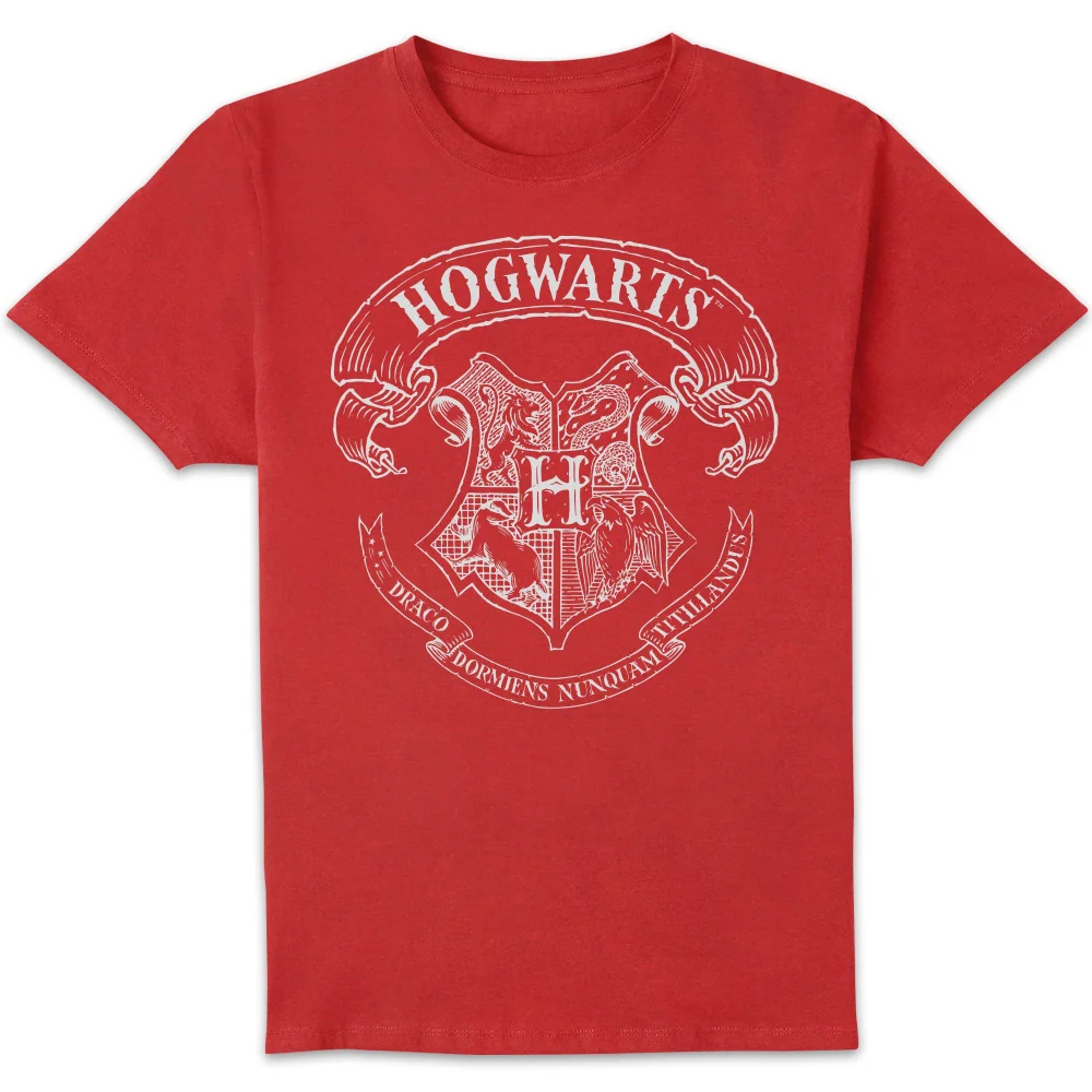 Harry Potter Hogwarts Crest Herren T-Shirt - Rot - S Bild 1