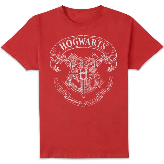 Harry Potter Hogwarts Crest Herren T-Shirt - Rot