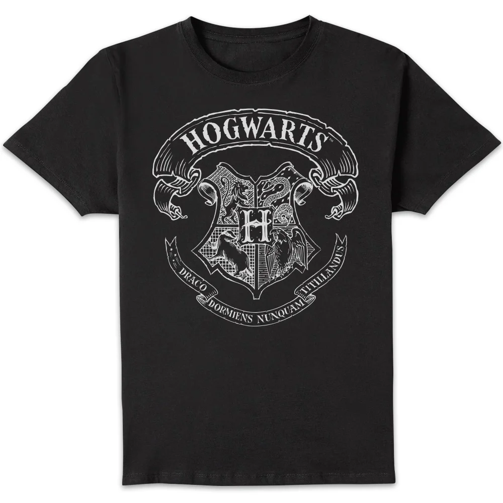 Harry Potter Hogwarts Crest Herren T-Shirt - Schwarz - S Bild 1