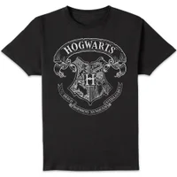 Harry Potter Hogwarts Crest Herren T-Shirt - Schwarz - undefined undefined