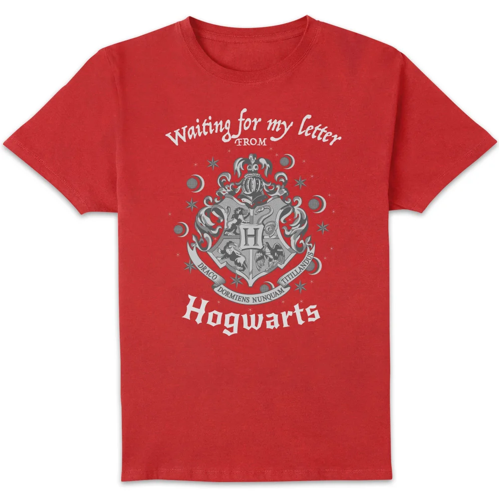 Harry Potter Waiting For My Letter From Hogwarts Herren T-Shirt - Rot - S Bild 1