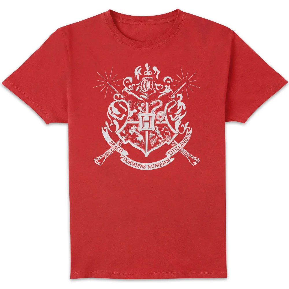 Harry Potter Hogwarts House Crest Herren T-Shirt - Rot - S Bild 1