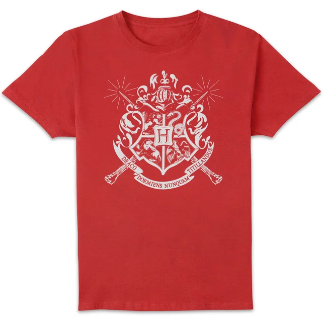Harry Potter Hogwarts House Crest Herren T-Shirt - Rot
