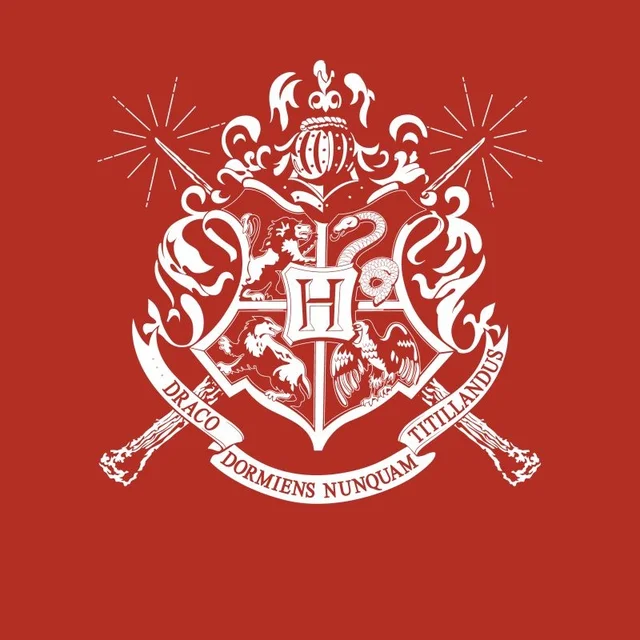 Harry Potter Hogwarts House Crest Herren T-Shirt - Rot