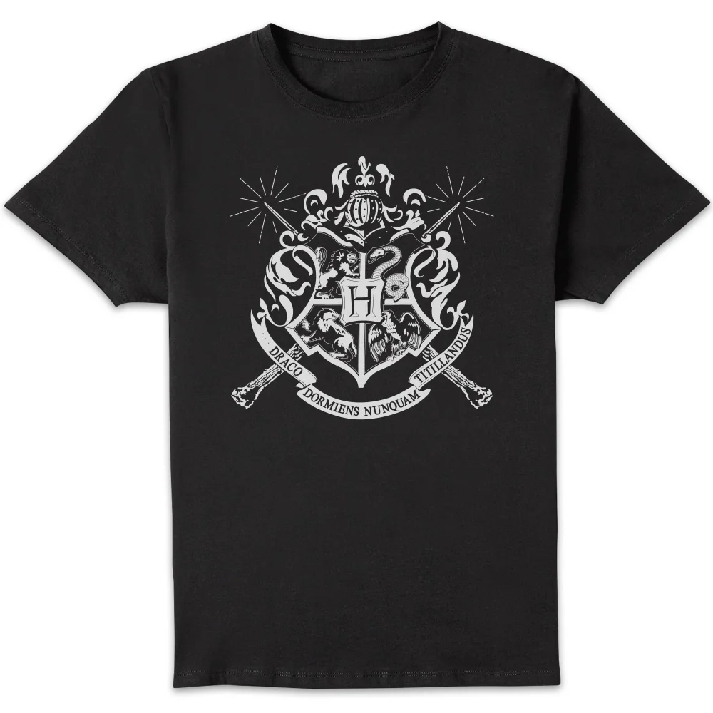 Harry Potter Hogwarts House Crest Herren T-Shirt - Schwarz - S Bild 1