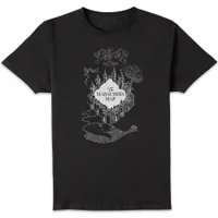 Harry Potter The Marauder's Map Herren T-Shirt - Schwarz