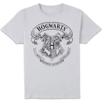Harry Potter Hogwarts Crest Herren T-Shirt - Weiß - undefined undefined