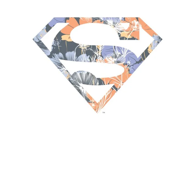 DC Originals Floral Superman Herren T-Shirt - Weiß
