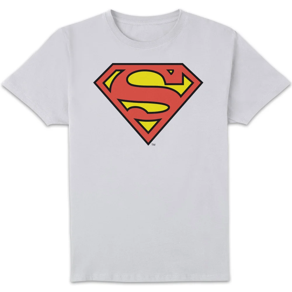 DC Originals Official Superman Shield Herren T-Shirt - Weiß - S Bild 1