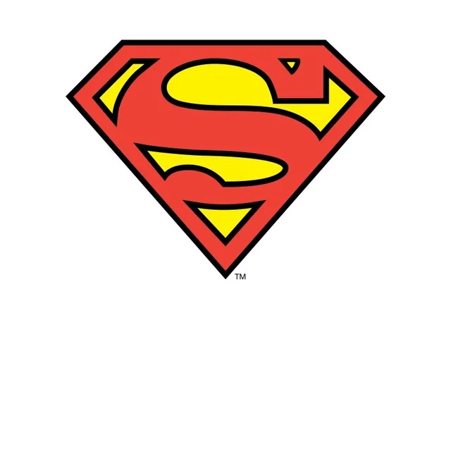 DC Originals Official Superman Shield Herren T-Shirt - Weiß