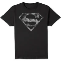 DC Originals Marble Superman Logo Herren T-Shirt - Schwarz