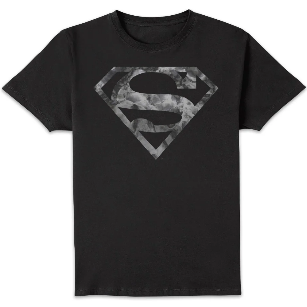 DC Originals Marble Superman Logo Herren T-Shirt - Schwarz - S Bild 1