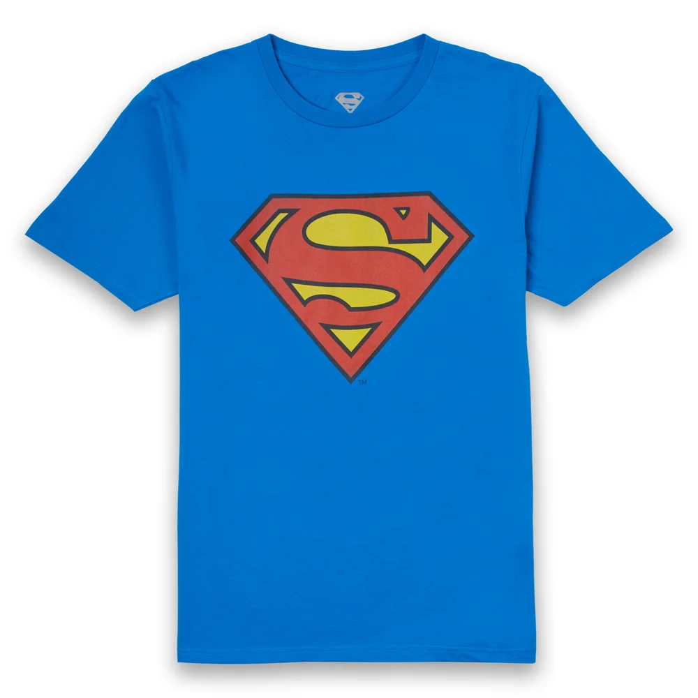 DC Originals Official Superman Shield Herren T-Shirt - Royal Blau - S Bild 1