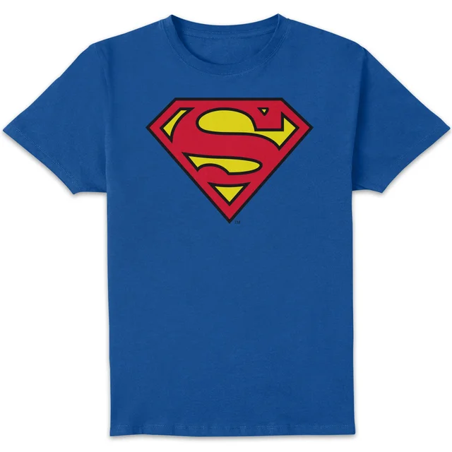 DC Originals Official Superman Shield Herren T-Shirt - Royal Blau