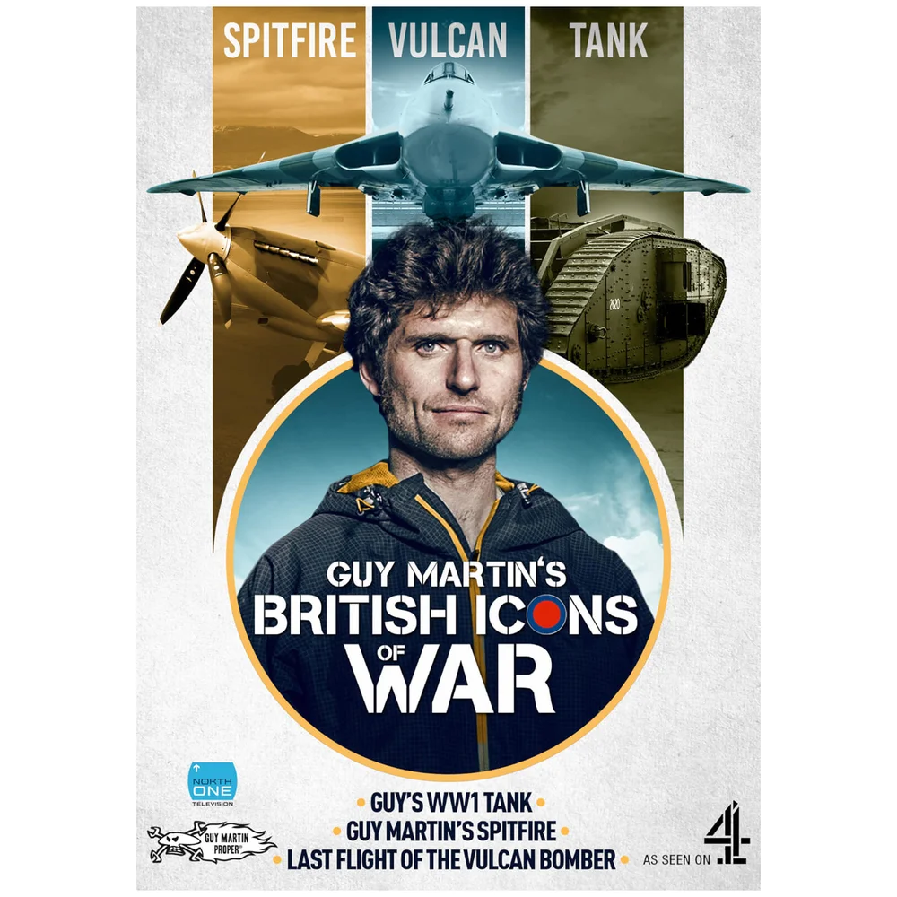 Guy Martin's British Icons of War - Boxset (Vulcan/Spitfire/Tank) Bild 1