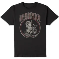 Marvel Deadpool Vintage Circle Männer T-Shirt – Schwarz