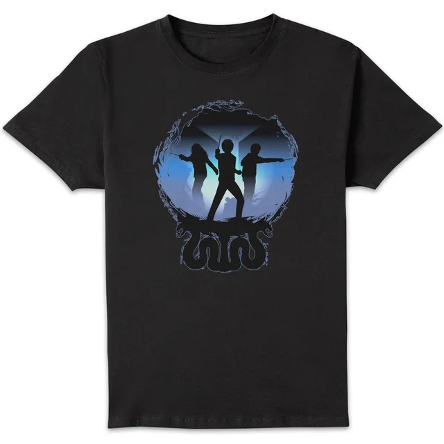 Harry Potter Silhouette Attack Herren T-Shirt - Schwarz