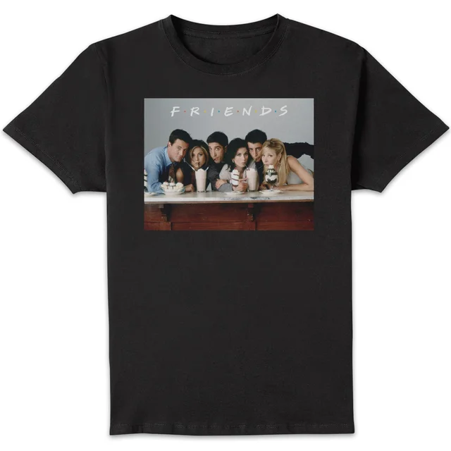 Friends Milkshake Herren T-Shirt - Schwarz