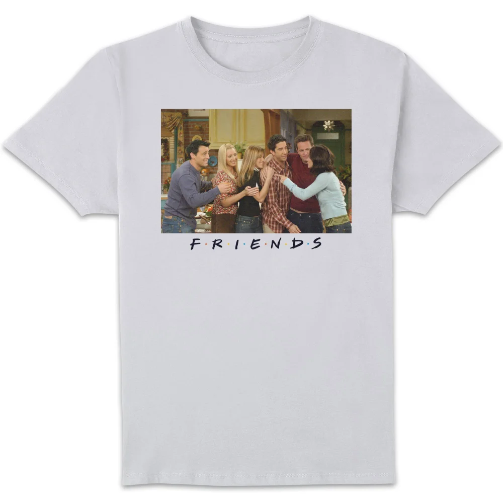 Friends Cast Shot Herren T-Shirt - Weiß - S Bild 1