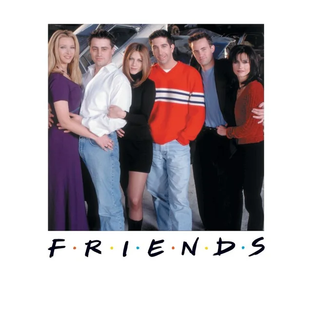 Friends Cast Pose Herren T-Shirt - Weiß