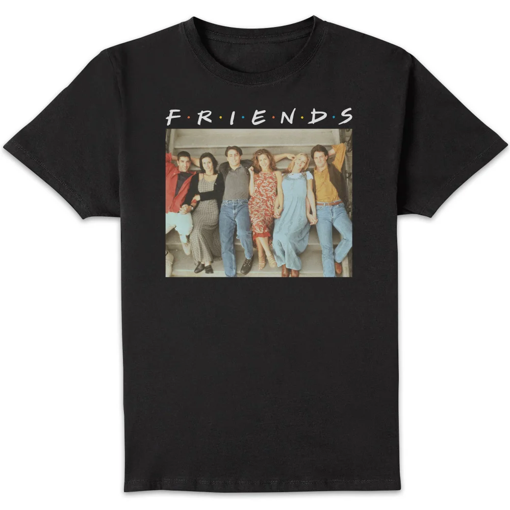 Friends Retro Character Shot Herren T-Shirt - Schwarz - S Bild 1