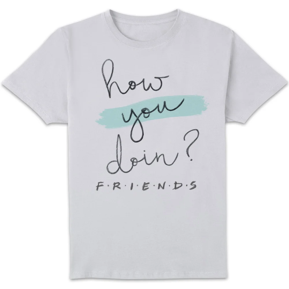 Friends How You Doin? Herren T-Shirt - Weiß - S Bild 1