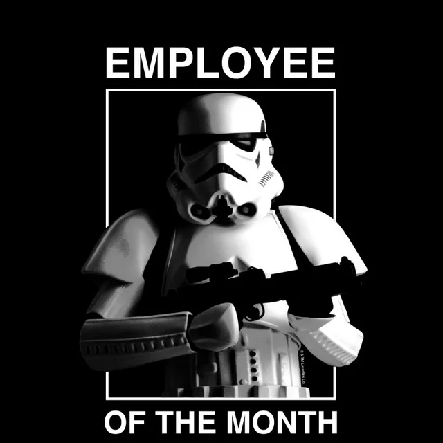 Star Wars Classic Employee Of The Month Herren T-Shirt - Schwarz