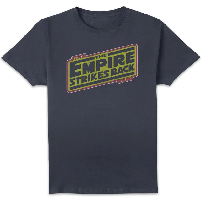 Star Wars Classic Empire Strikes Back Logo Herren T-Shirt - Navy Blau