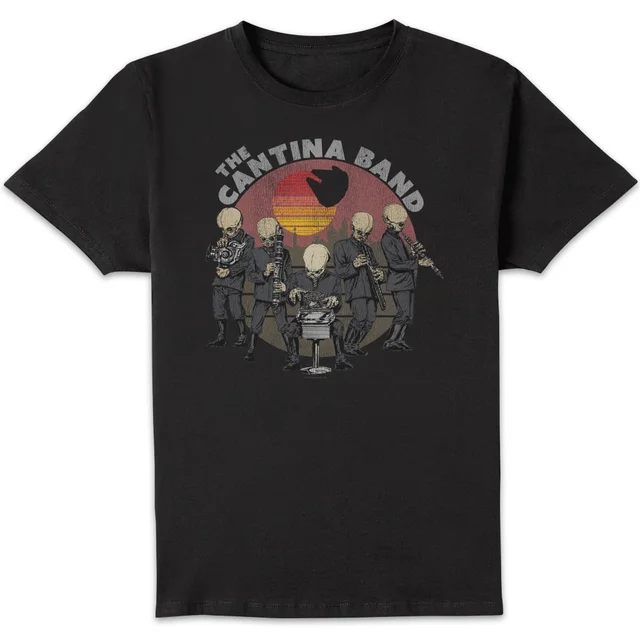 Star Wars Classic Cantina Band Herren T-Shirt - Schwarz