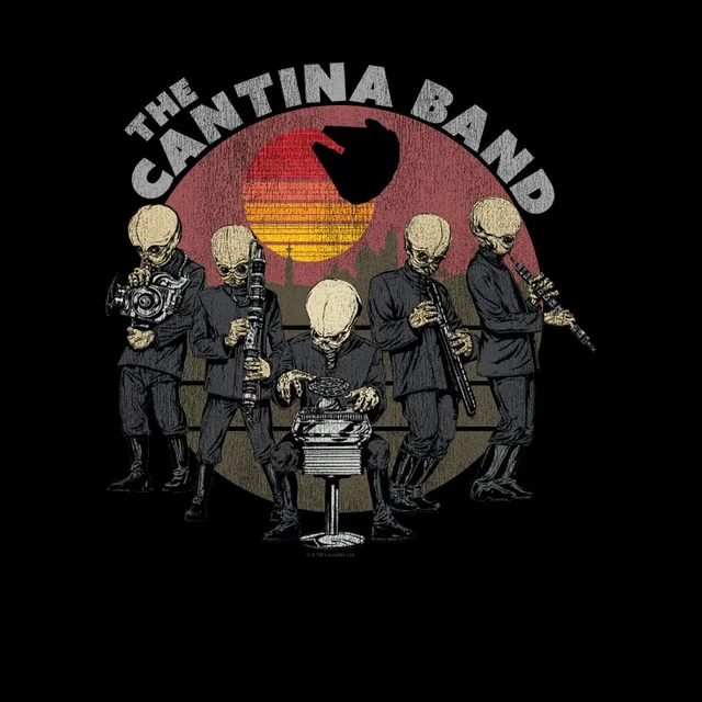 Star Wars Classic Cantina Band Herren T-Shirt - Schwarz
