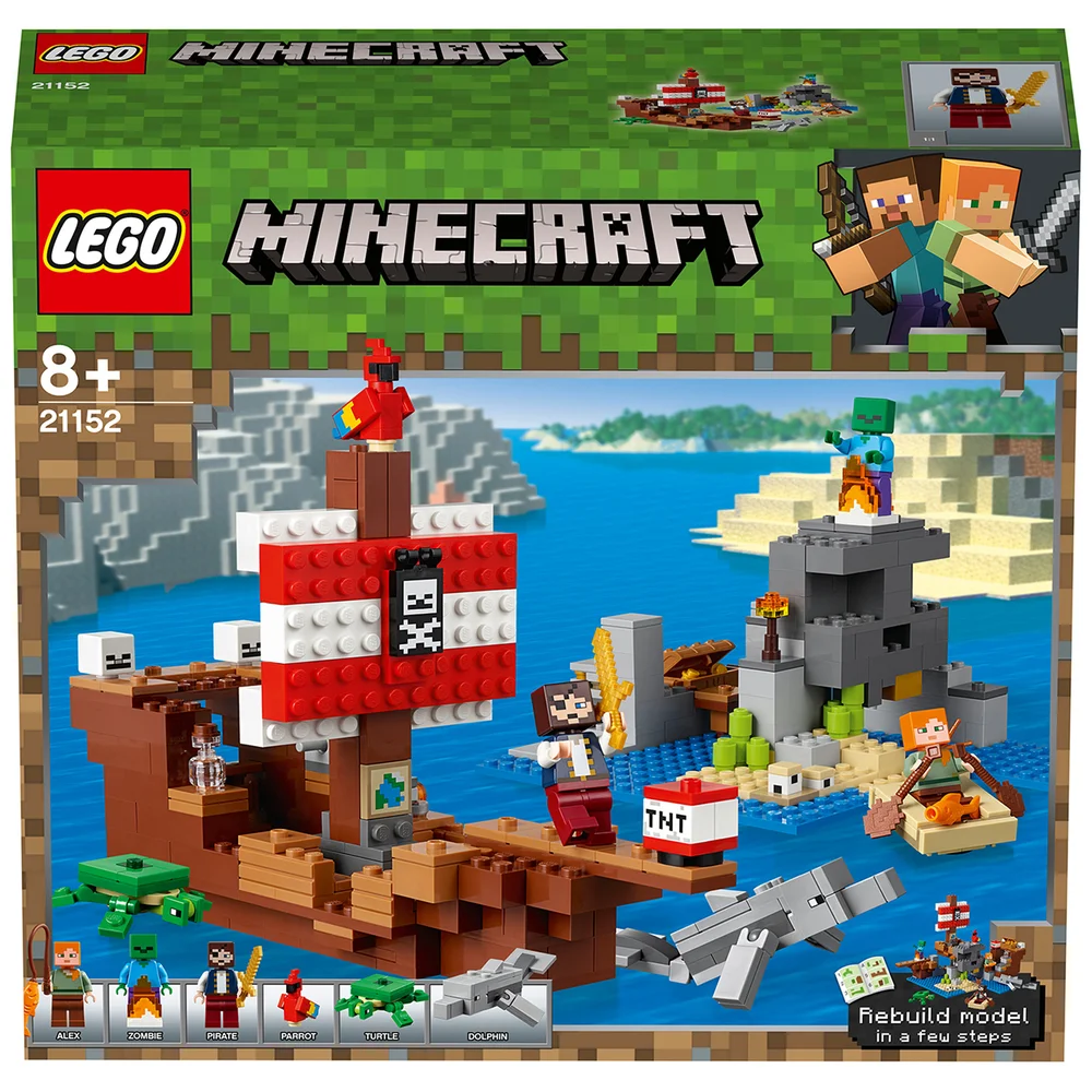 LEGO Minecraft: Das Das Piratenschiff-Abenteuer (21152) Bild 1