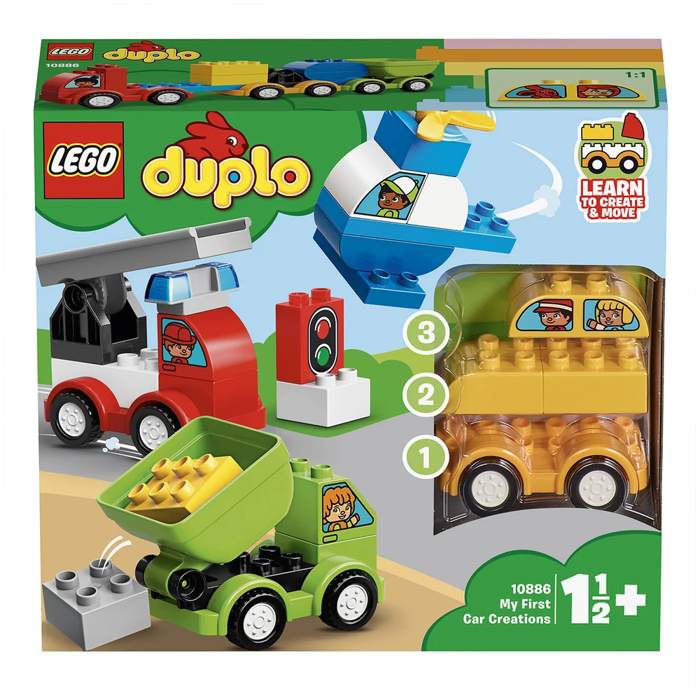 LEGO DUPLO My First: Meine ersten Fahrzeuge Bausteinset (10886) Bild 1