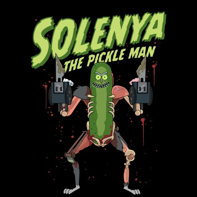Rick and Morty Solenya Herren T-Shirt - Schwarz