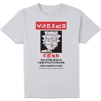 Rick and Morty Wanted Rick Herren T-Shirt - Weiß