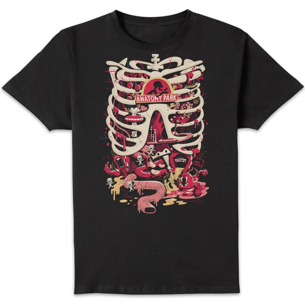 Rick and Morty Anatomy Park Herren T-Shirt - Schwarz - S Bild 1