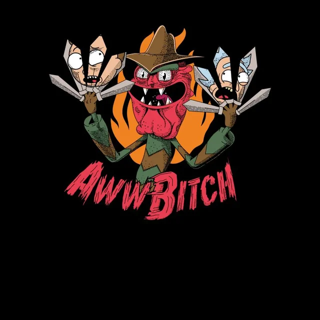 Rick and Morty Scary Terry Herren T-Shirt - Schwarz