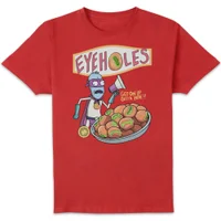 Rick and Morty Eyeholes Herren T-Shirt - Zavvi Exklusiv - Rot