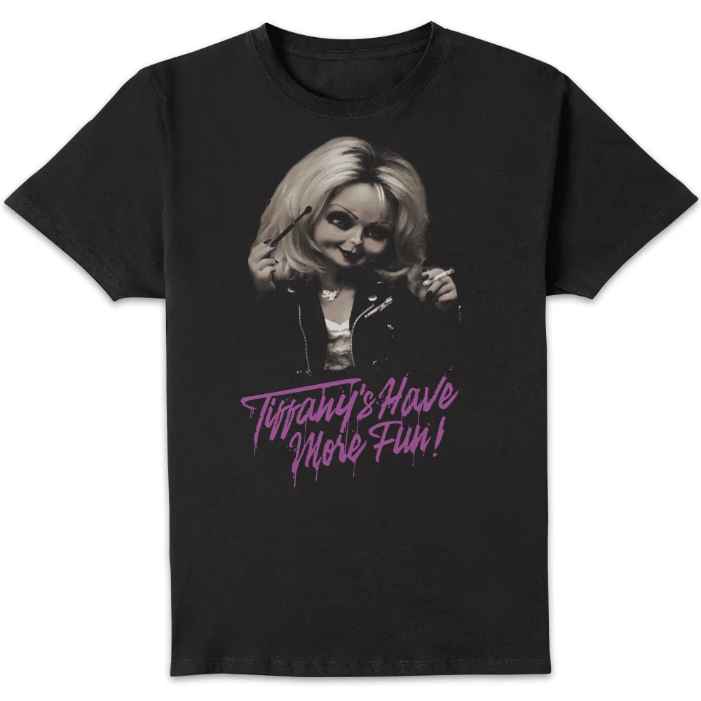 Chucky Tiffanys Have More Fun Herren T-Shirt - Schwarz - S Bild 1