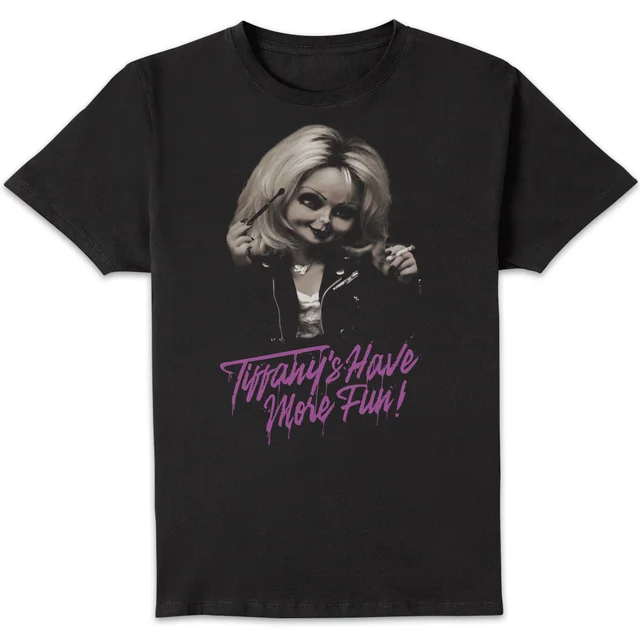 Chucky Tiffanys Have More Fun Herren T-Shirt - Schwarz