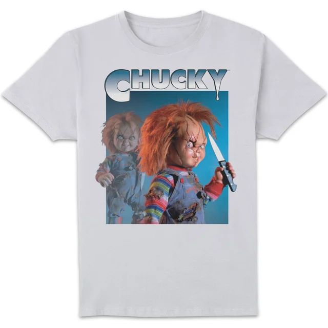 Chucky Nasty 90's Herren T-Shirt - Weiß
