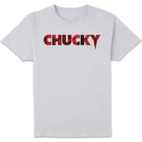 Chucky Logo Herren T-Shirt - Weiß