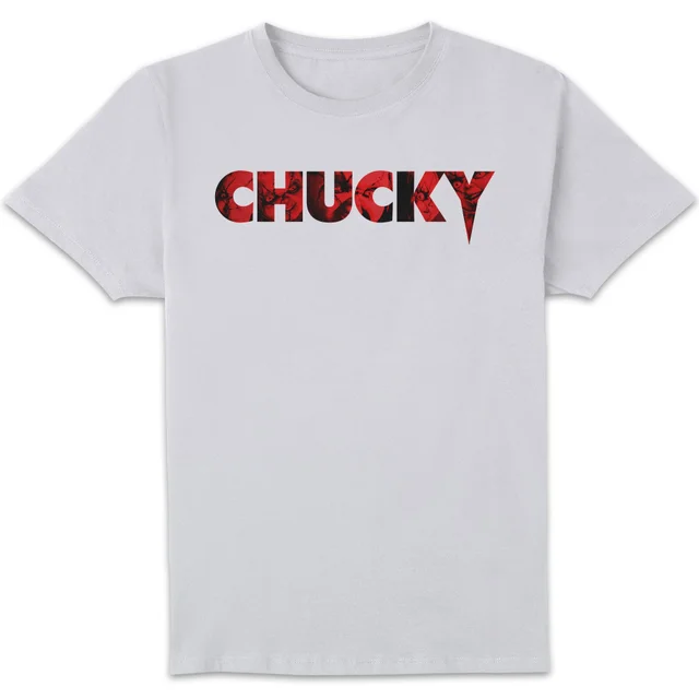 Chucky Logo Herren T-Shirt - Weiß