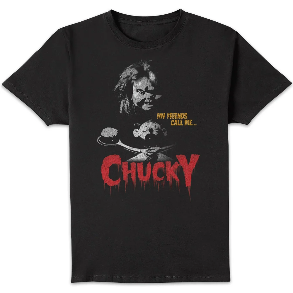 Chucky My Friends Call Me Chucky Herren T-Shirt - Schwarz - S Bild 1