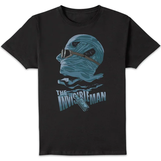 Universal Monsters The Invisible Man Illustrated Herren T-Shirt - Schwarz
