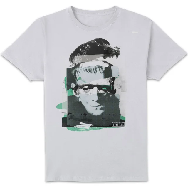 Universal Monsters Frankenstein Collage Herren T-Shirt - Weiß